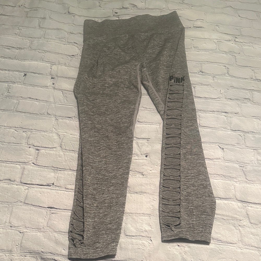 PINK Victoria's Secret Charcoal Leggings